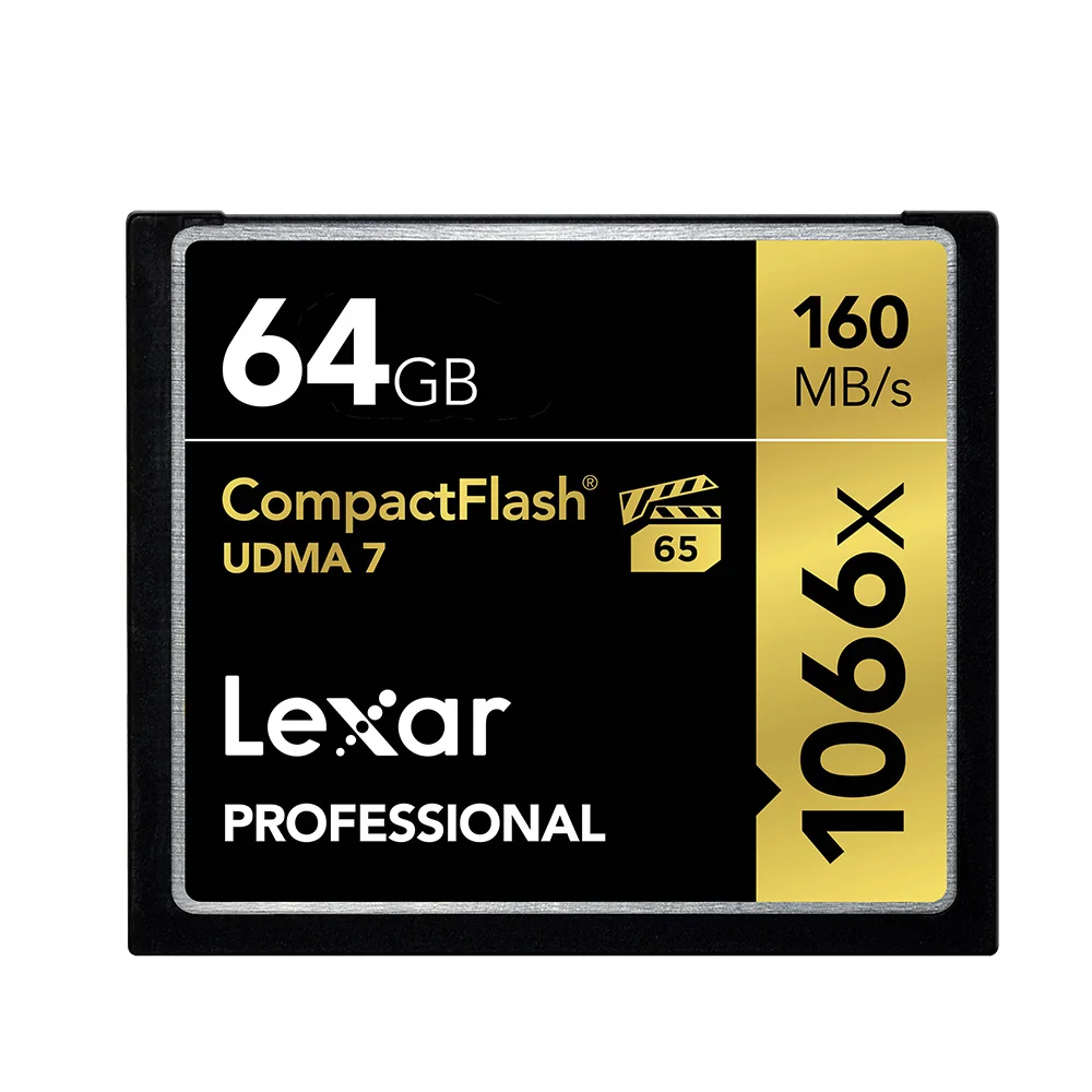 Lexar Tarjeta de memoria UDMA 7 128 gb CF 1066x32 gb hasta 160 МБ/с. cfast 64 gb tarjeta de flash compacta para vatideo Full HD/3D