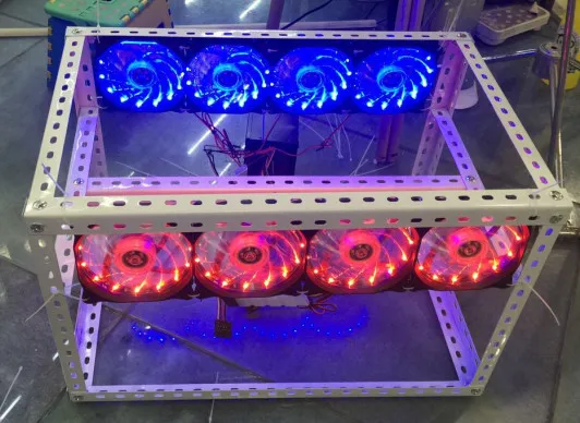 YUNHUI Mining industry продает стеллаж для майнинга эфириума с четырьсветодиодный