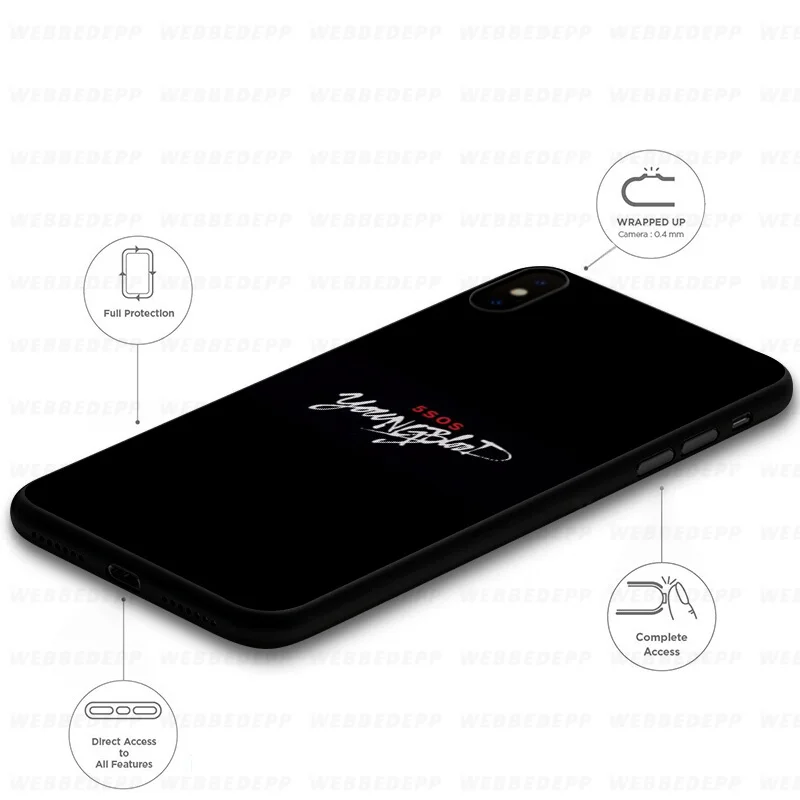 Мягкий чехол с 5 секундами лета для Huawei Mate Honor 20 6A 7A 7C 7X 8 9 9X 10 View Lite Pro 30 |