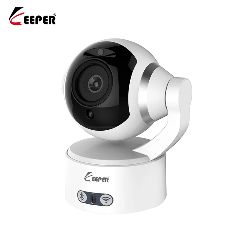 KEEPER HD 2.0MP 1080P Беспроводная ip-камера видеонаблюдения, безопасность, Wi-Fi, с Bluetooth, PTZ, Сигнализация Движения, двусторонняя связь, IR 3