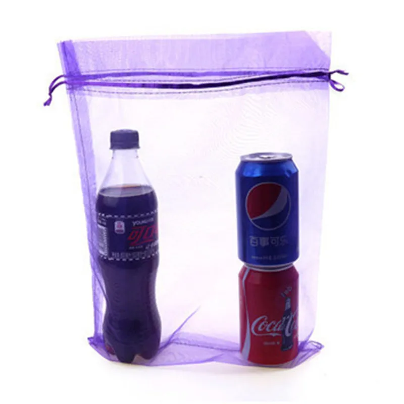 50 Pcs large Organza Bags Wedding Decoration Candy Favor Packaging Pouch Gift Bag Lot Silk Party Tulle Pouches 7z 30x40cm | Дом и сад