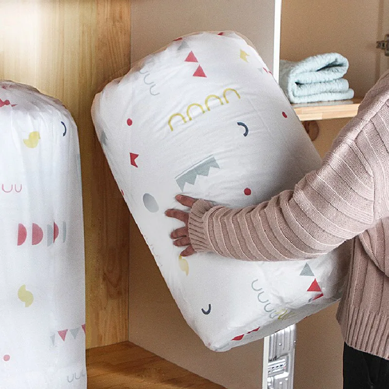 Сумка для хранения одеял PEVA 2019 органайзер гардероба Геометрическая игрушка