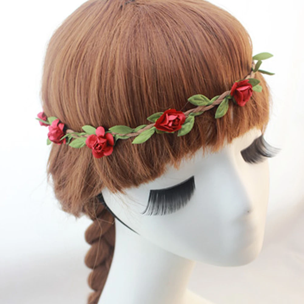 5 шт./лот красивое невесты оголовье с цветком в богемном стиле женская голова