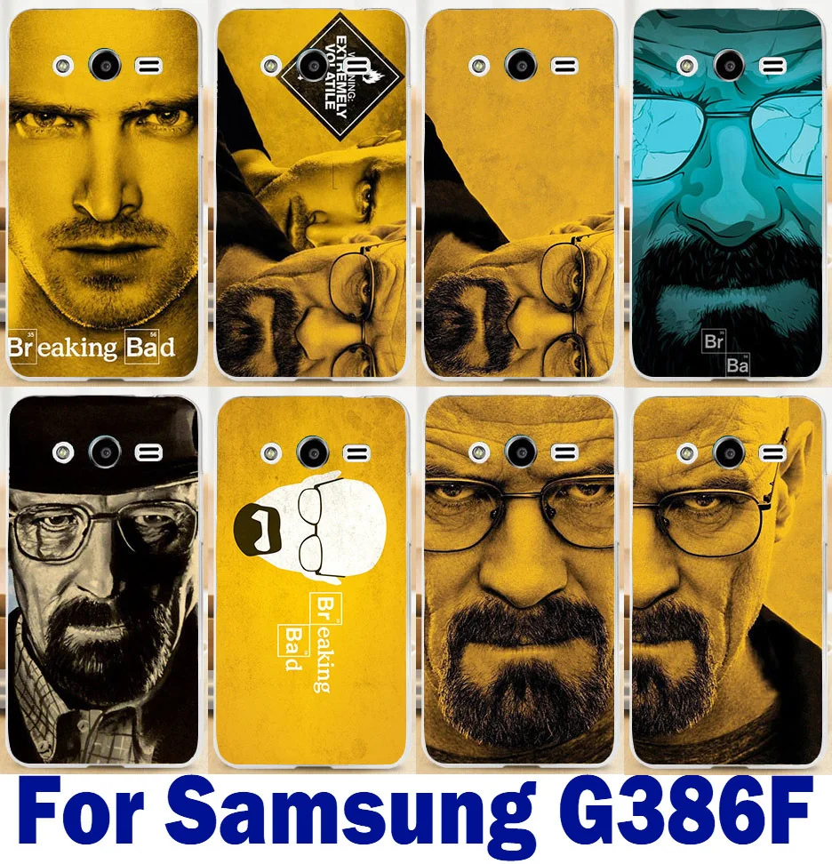 Hot TV Breaking Bad Chemistry teacher Protective Hard Case Cover for Samsung Galaxy Core 4G LTE G386F Mr.White phone case |