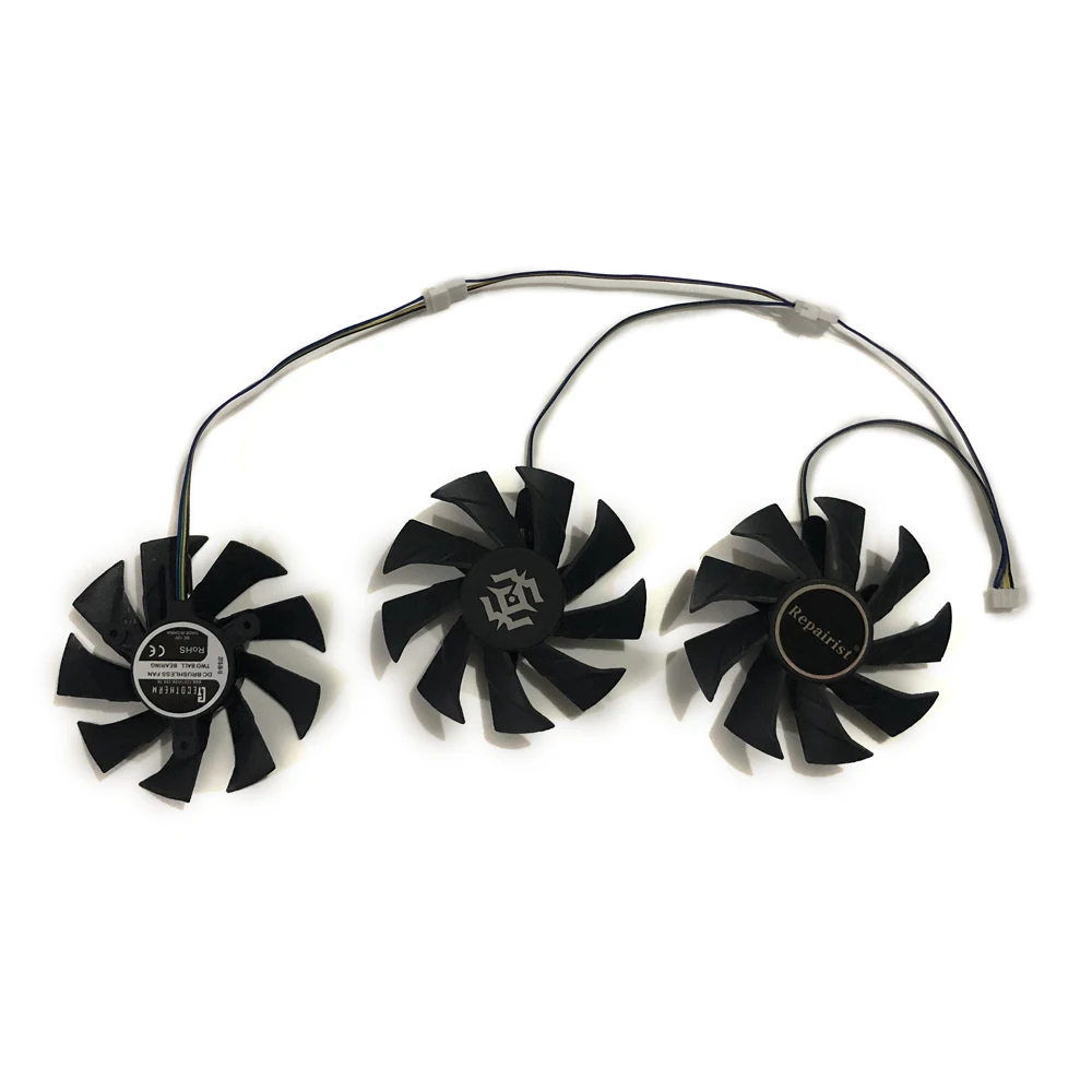3 шт./компл. RTX2070 RTX2080Ti RTX2080 GPU радиатор альтернативные Графика карты вентилятор для