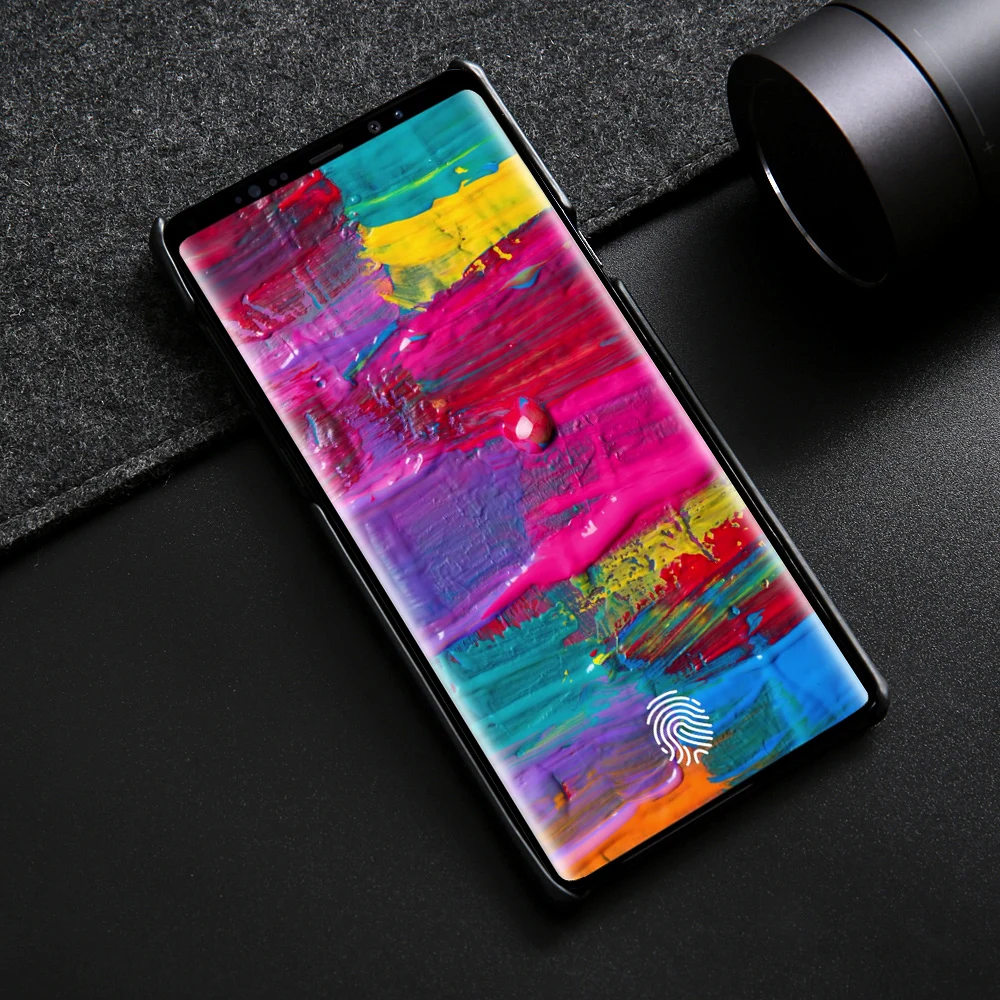 Для samsung Galaxy Note 9 чехол роскошный чехол из натуральной кожи для samsung Note 9 Модный чехол из воловьей кожи для Galaxy Note9