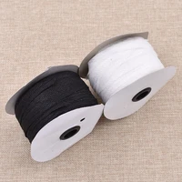 100m black white color non woven fabric fusible single side adhesive tape interlining cloth diy sewing lining supplies