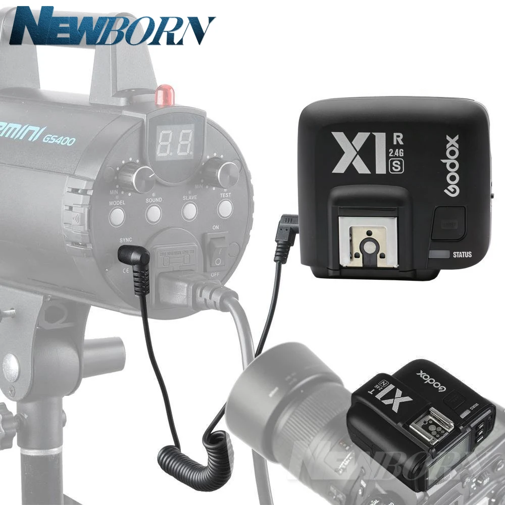 Godox X1S X1T S ЖК панель TTL 2 4G беспроводной передатчик Flash Trigger + 3 x X1R приемник для Sony TT685S