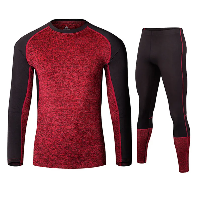 2018 новые зимние мужские комплекты термобелья флисовые теплые подштанники