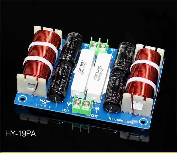 1 шт. Hi-Fi кроссовер с делителем частоты для 10-12-дюймового сабвуфера динамик Kasun HY-19PA