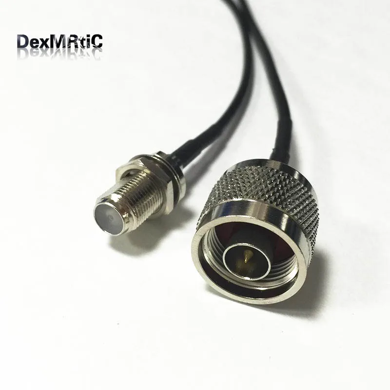 НОВЫЙ N штекер переключателя F Женский Соединительный кабель RG174 оптовая продажа