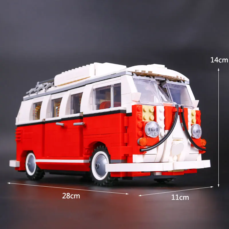 21001 21002 21003 создатель техника Camper строительные блоки Совместимые части игрушек 10220 10252 10242 Рождественский подарок