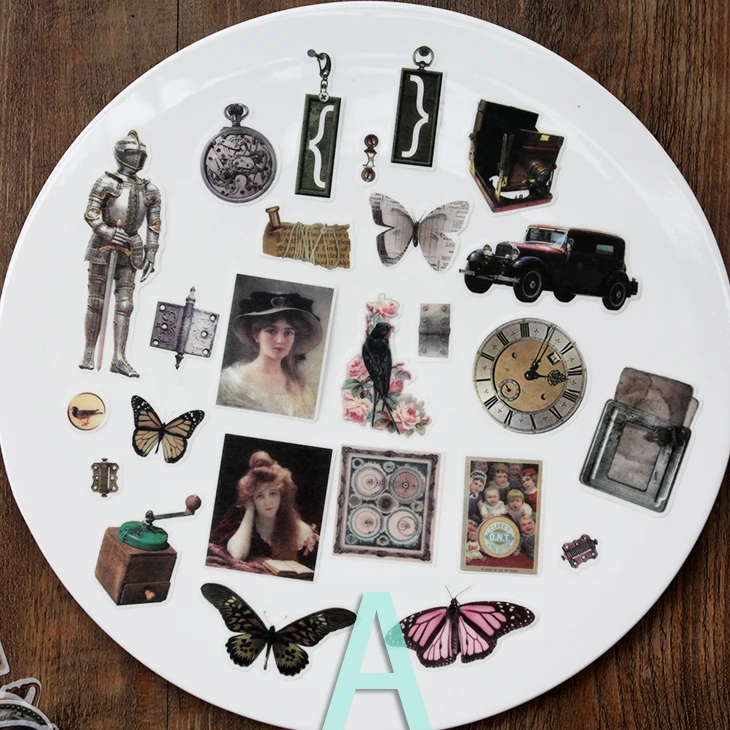 50 шт. стикеры в стиле ретро для скрапбукинга | Дом и сад