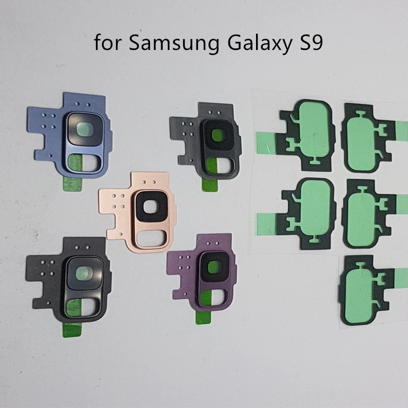 Для Samsung Galaxy S9/ S9 Plus G960f G965f задняя камера стеклянная крышка объектива с рамкой