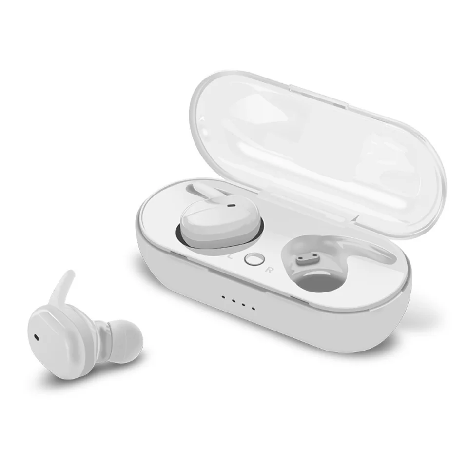 Pearl white TWS4 беспроводные наушники bluetooth с сенсорным управлением 5,0 наушники 3D стерео беспроводные наушники с двойным микрофоном - Цвет: Pearl white