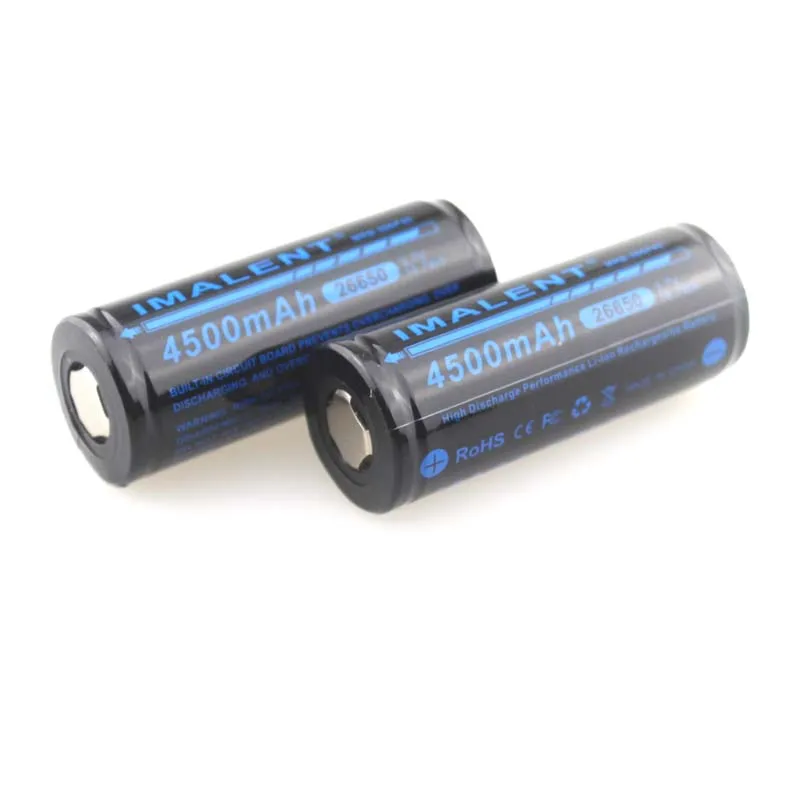 IMALENT MRB 266P45 26650 3 7 V 4500mAh высокопроизводительная литий ионная аккумуляторная