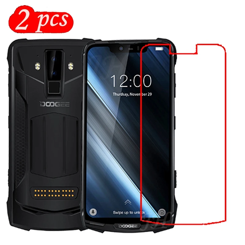 Закаленное стекло Для Doogee s90 2 шт. защитная пленка 9H Взрывозащищенная для
