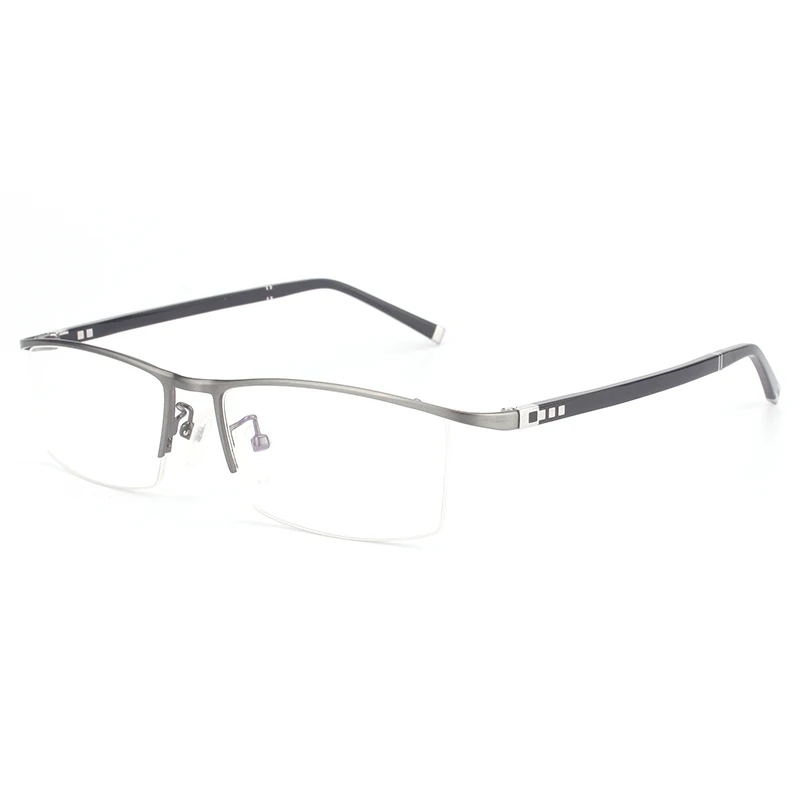 Opeco Мужские Рецептурные очки оправа модные RX Полуободковые оптические для