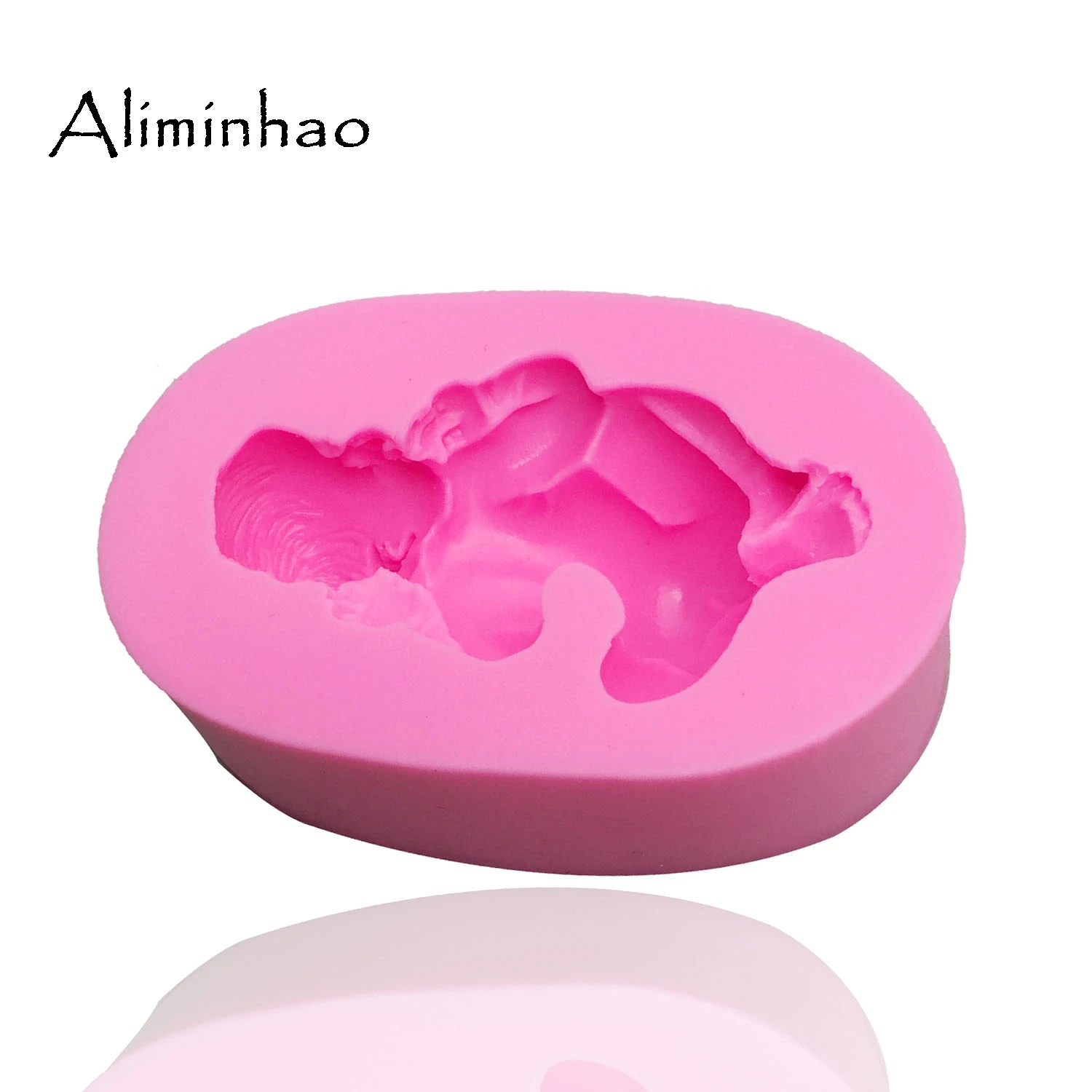 B0159 Спящий ребенок формочки для выпечки силиконовые формы для 3D ремесла конфеты шоколадный фондан торт украшения инструменты