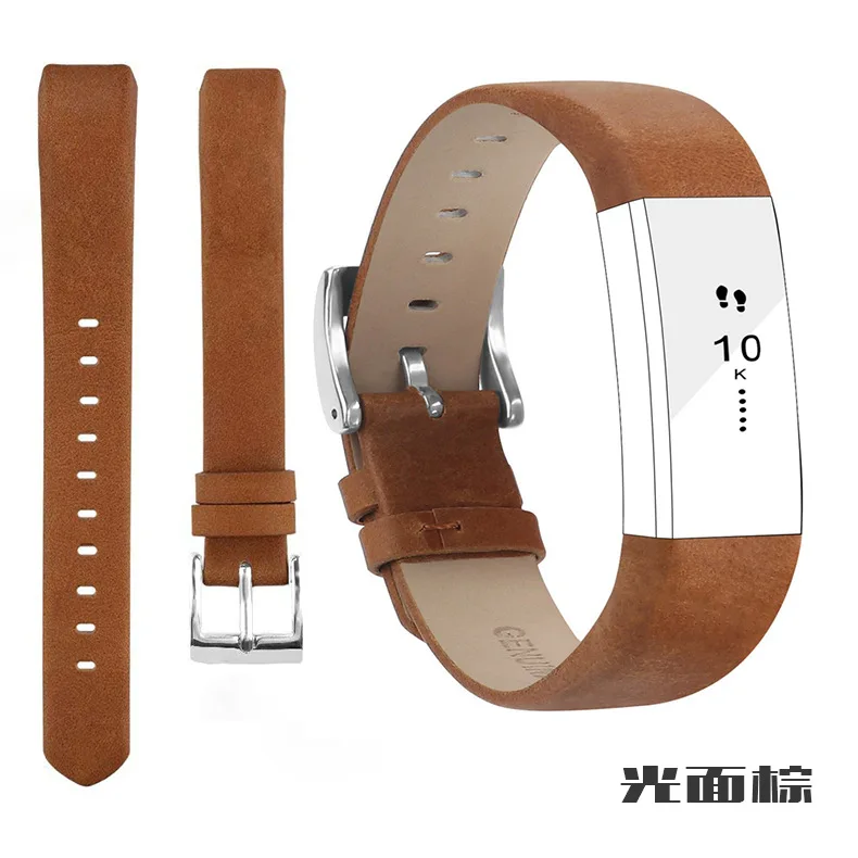 12 10 цветов ремешок из натуральной кожи для Fitbit Alta/Alta огнеупорные часы ремешок высокого качества ремешок для часов на замену - Цвет: 12