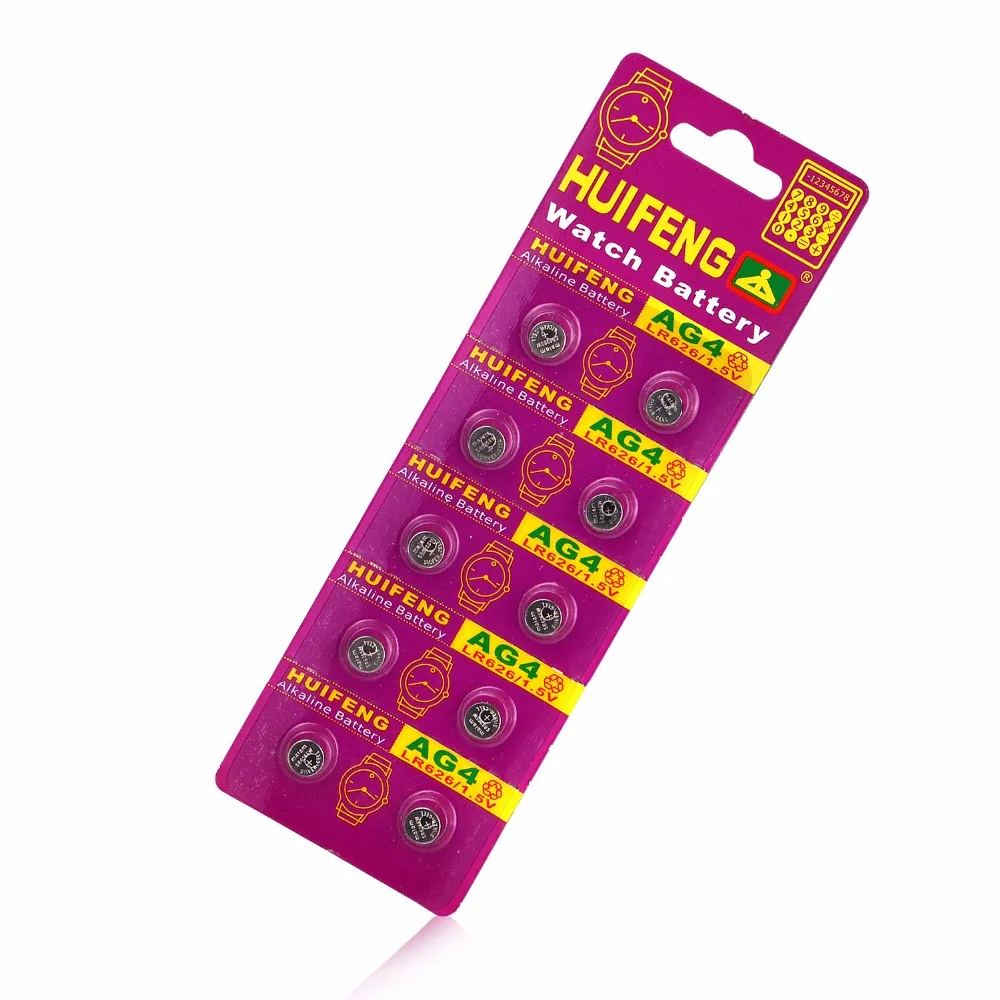Батарейки для часов 10 шт в упаковке | Электроника