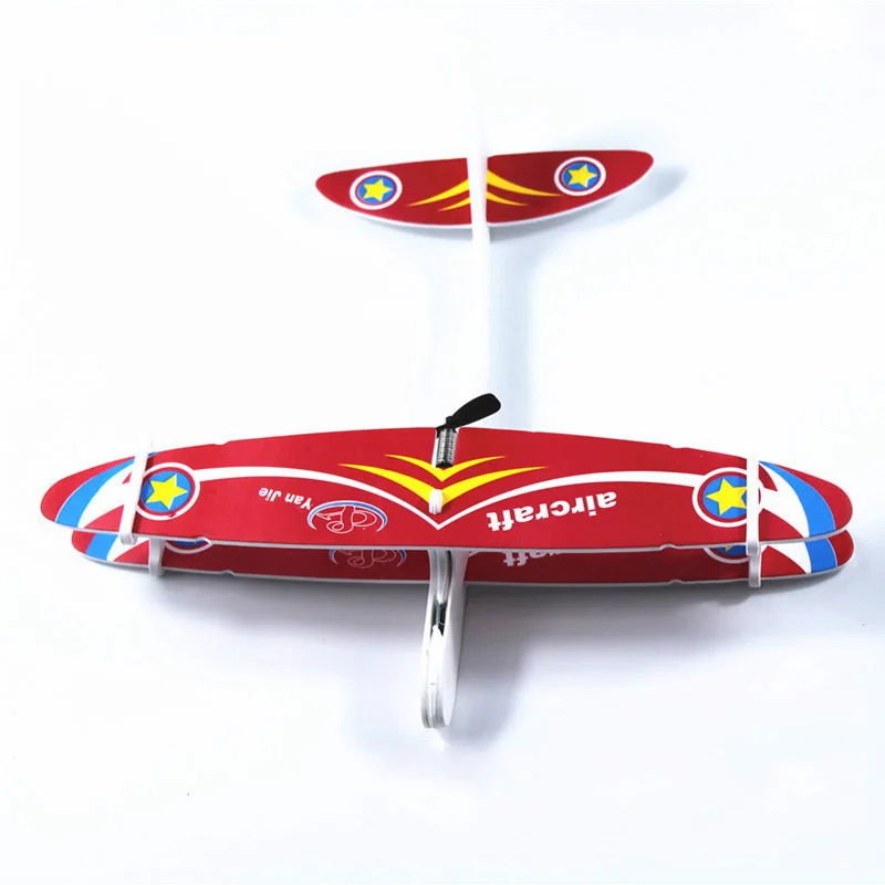 DIY Biplane Glider с питанием от пены перезаряжаемый Электрический летательный аппарат