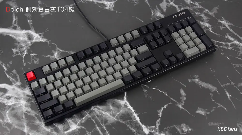 Боковая печать 108 клавиш смешанные цвета OEM профиль толстые pbt брелки съемник для wried usb mechaniacal игровая клавиатура