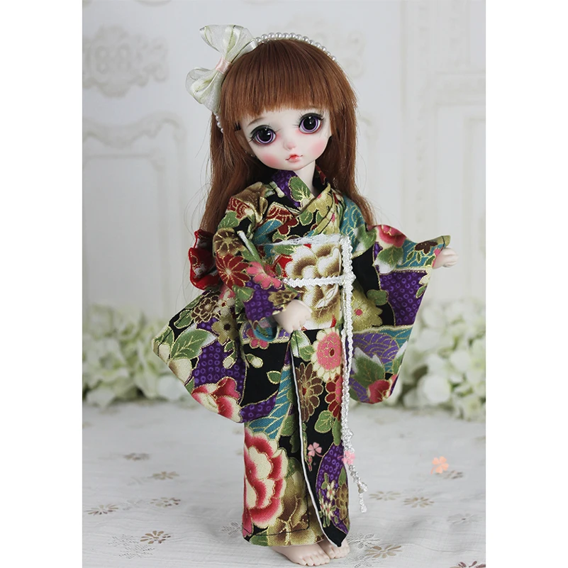 1/6 1/4 1/3 Кукла одежда кимоно Мода игрушка платье халат с бабочками SD MSD BJD