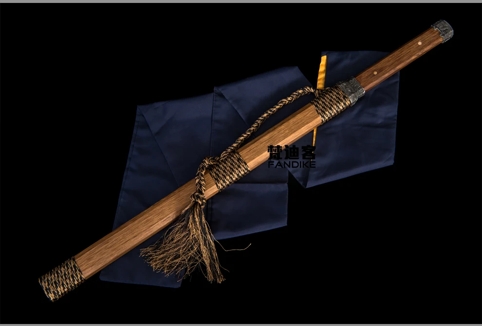 Китайская ручная работа HuaLee-Wood-Japanese-Sword-Shirasaya-Razor-острая Катана Ninja Wakizashi