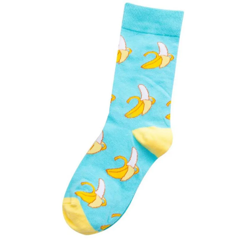LETSBUY/женские носки из чесаного хлопка harajuku, забавные креативные носки с рисунками животных для девушек и женщин, носки с фруктами, собаками, птицами, Чили, мужские носки