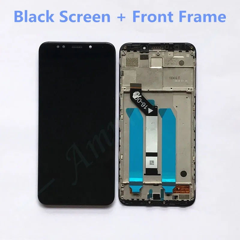 New For Redmi 5 Plus 2160x1080 LCD Display Screen Assembly Frame Xiaomi Phone Replacement Of Parts | Мобильные телефоны и