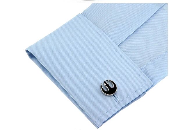 Мужские Запонки iGame качественные черные запонки из латуни с дизайном Rebel