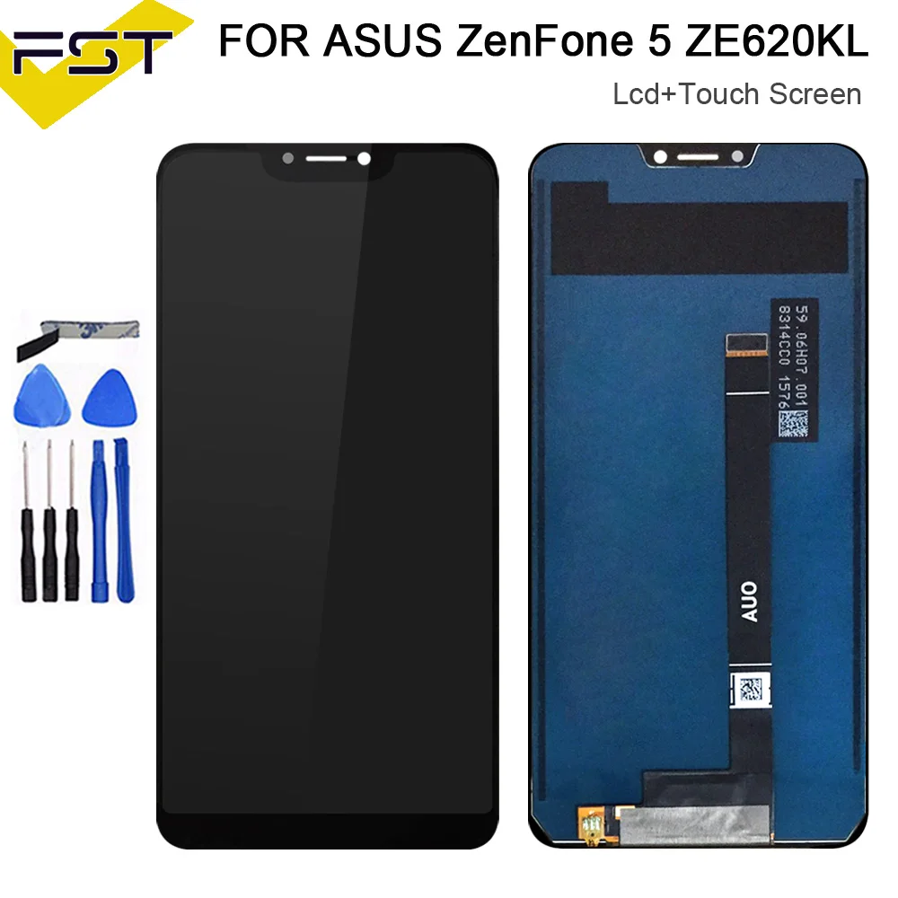 Оригинальный ЖК дисплей 6 2 дюйма для ASUS ZenFone 5 ZE620KL с сенсорным экраном Zenfone 2018 Series