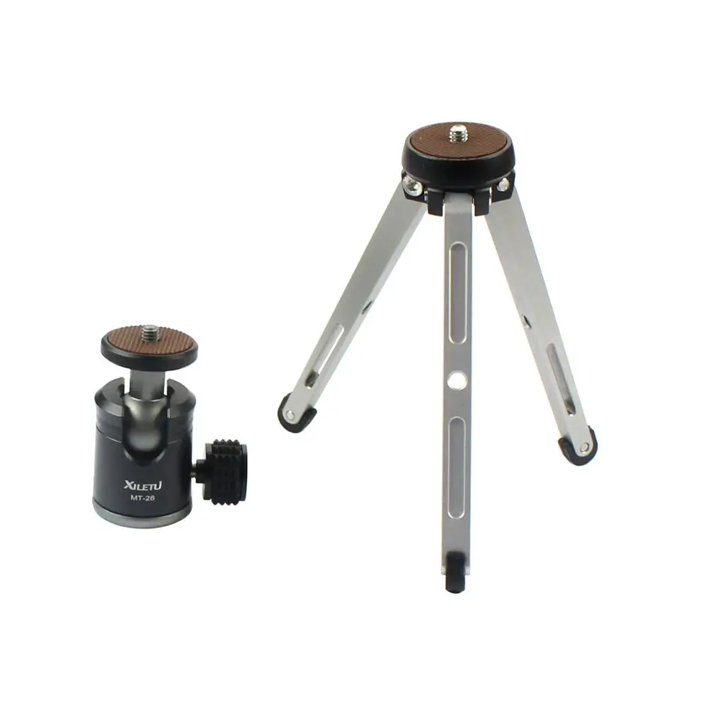 XILETU MT26 XT15 Настольный кронштейн мини настольный штатив и шаровая Головка Высокая