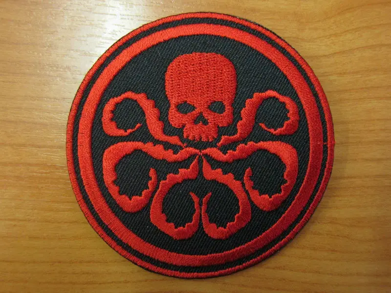 

Red octopus Movie Hydra Logo Embroidered Iron on Patch