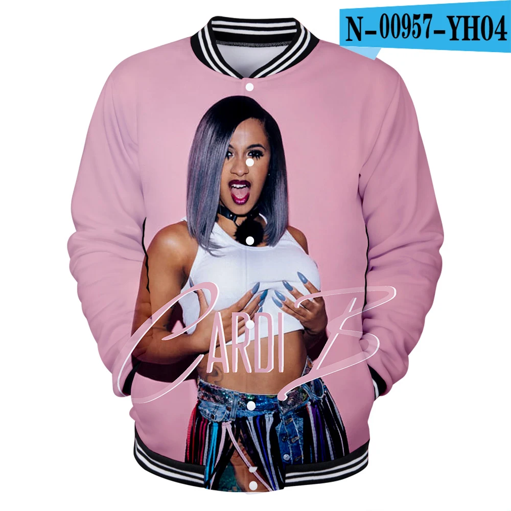Женская одежда зимняя ветровка Женская бейсбольная куртка Cardi B Harajuku Veste Femme Повседневная Горячая Распродажа Пальто и куртки - Цвет: N00957