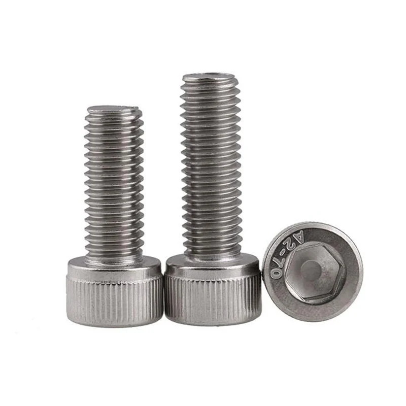 

304 Stainless Steel Hexagon Socket Head Cap Screws Hex Socket Screw M10 M12 DIN912 Length 16-150mm