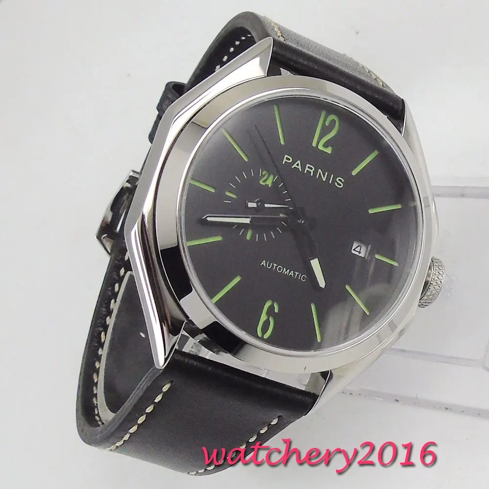 Часы мужские механические с автоподсветкой 43 мм сапфировое стекло | Наручные