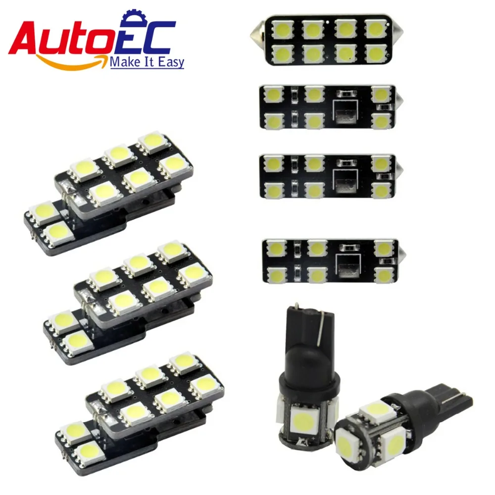 

AutoEC 9 шт./компл. купольная панель для автомобиля, купольная лампа для чтения, купольная и лампа для карты для scirocco R # LDK15