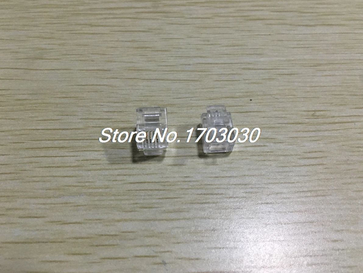 50 шт. RJ11 6P4C модульный разъем телефонный | Обустройство дома