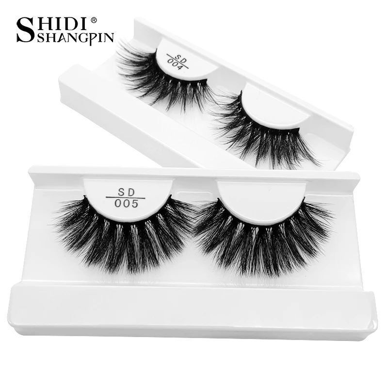 

wholesale 25mm lashes mink eyelashes thick fake 3d mink lashes winged false eyelashes natural long makeup maquillaje faux cils