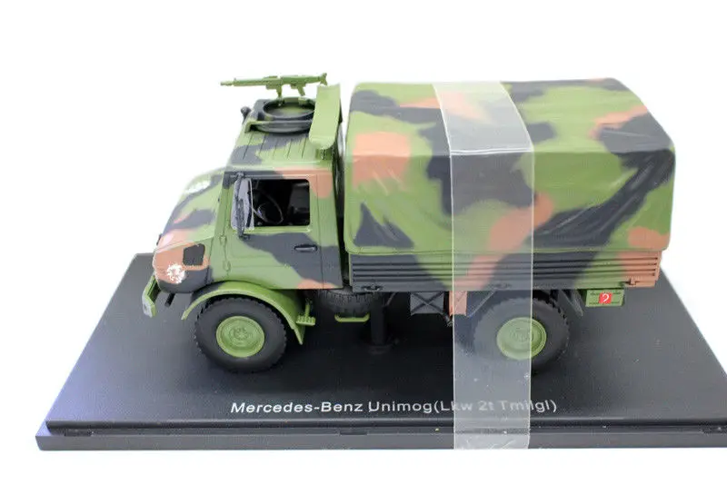 Редкий сплав модель подарок 1:43 Масштаб Mercedes Benz Unimog внедорожник бронированный грузовик литья под давлением игрушка модель для коллекции, украшения