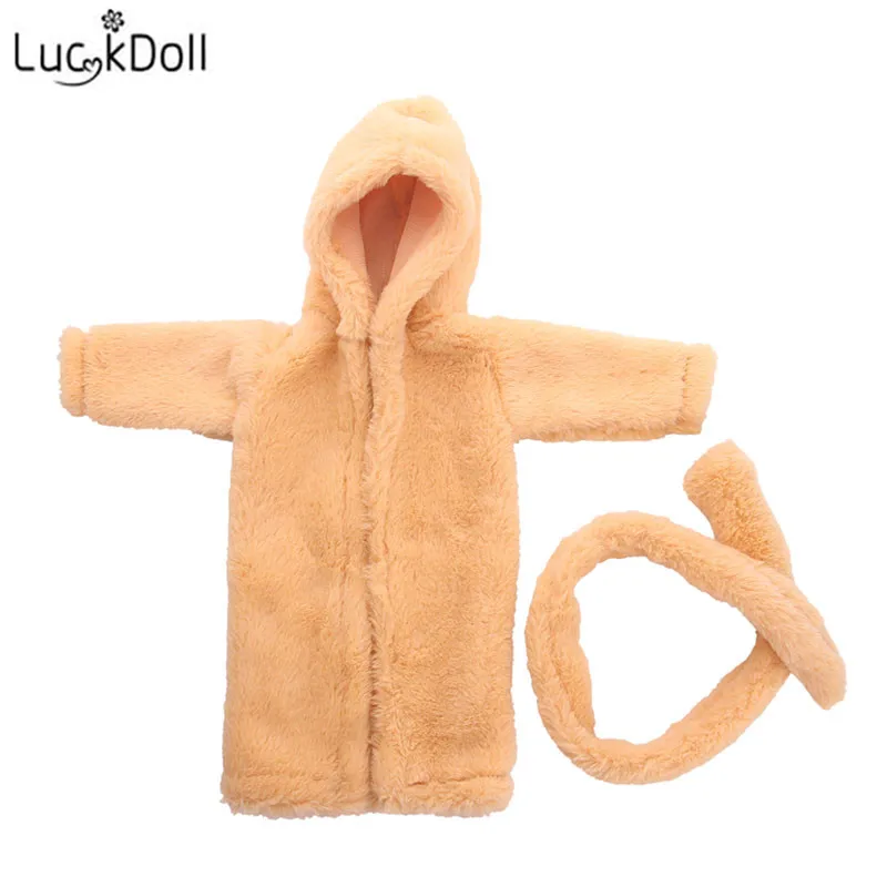 Мягкая Пижама LUCKDOLL ночная рубашка 18 дюймов американская 43 см аксессуары для