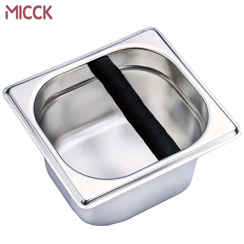 Кофейник MICCK из нержавеющей стали для эспрессо резиновый контейнер кофе