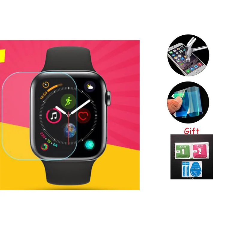 3 кратный протектор экрана для Apple Watch 40 мм из мягкого закаленного