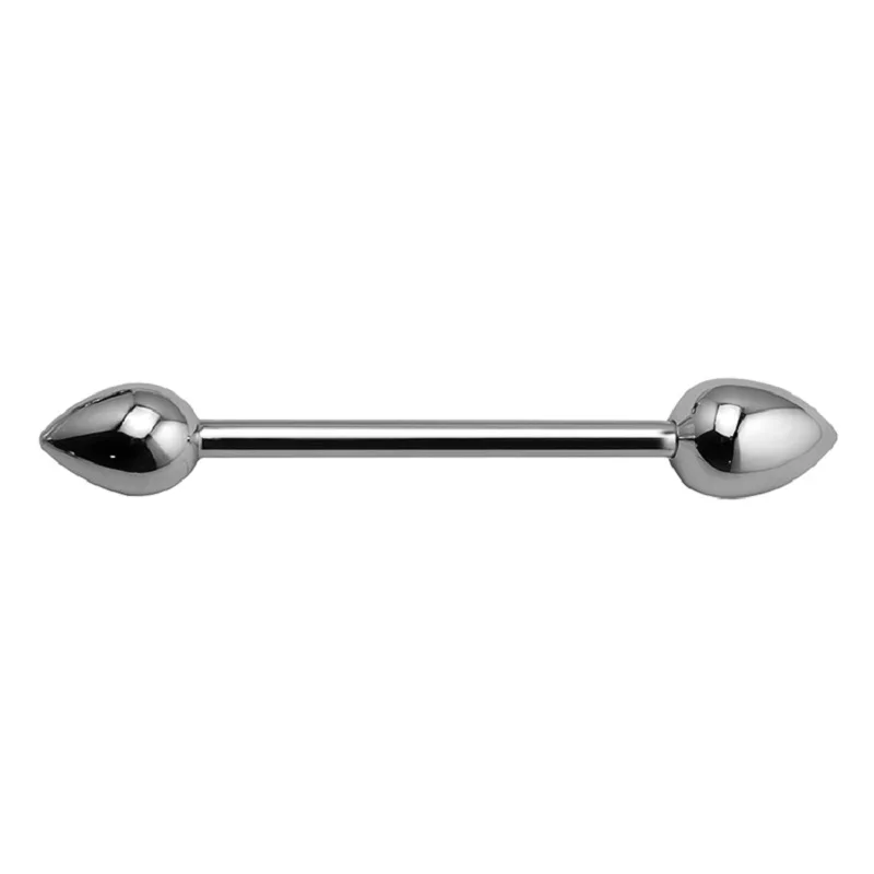 metal replaceable Double dildo Penetration anal beads butt plug basic fake penis vagina insert SM sex toys for man woman | Красота и