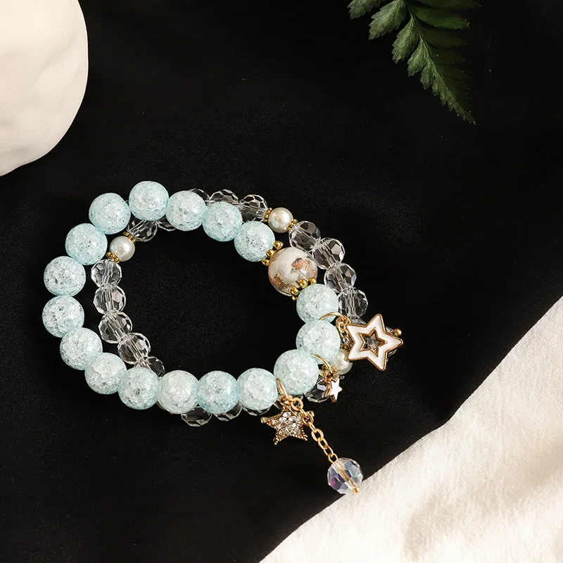 

Fashion simple crystal bracelet female personality wild bracelet jewelry hot sale