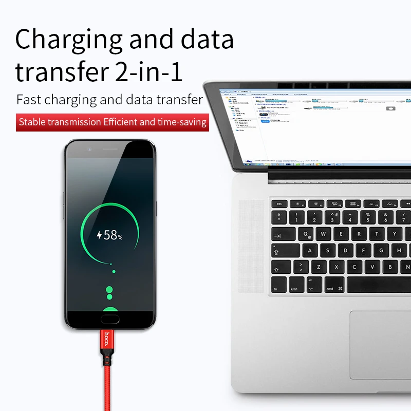 HOCO usb type C кабель 2A USB C кабель для быстрой зарядки кабель для передачи данных type-C USB зарядный кабель для Galaxy S8 Plus Xiaomi 6 Mi5