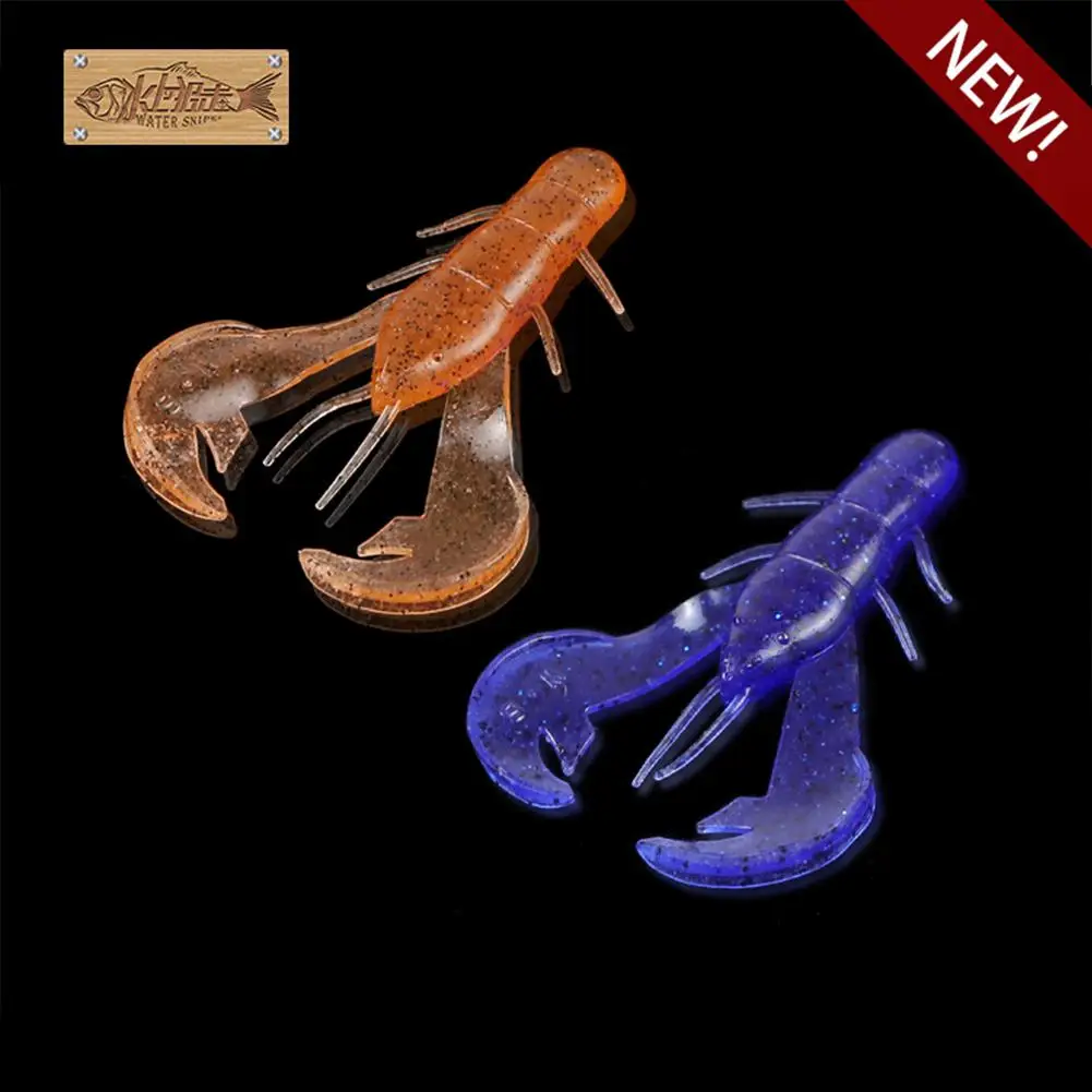 DSstyles вода. Снайпер рыболовные приманки 6 шт./лот Craw Тип Softbait Скакалка рыболовная