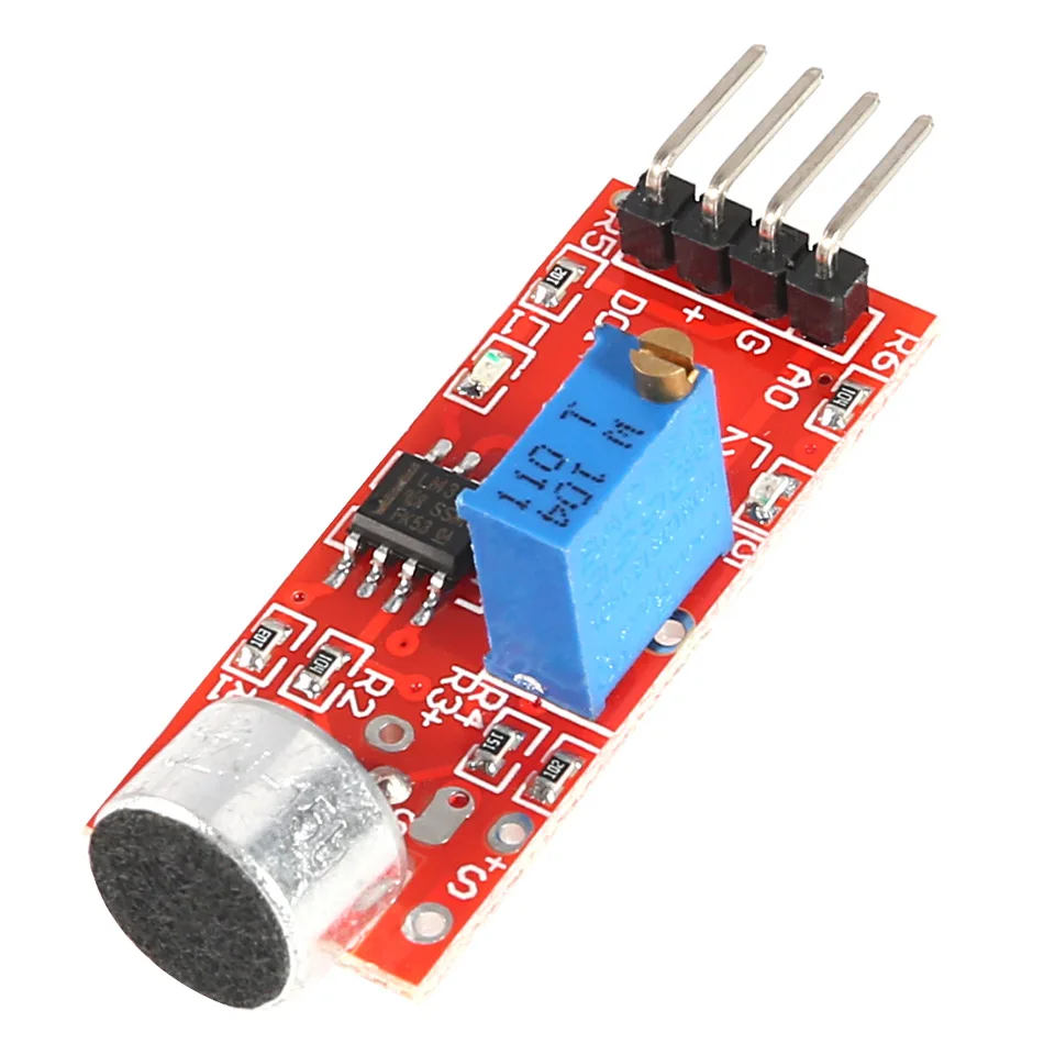 3 шт. 5 KY-037 4pin голосовой/звуковой/датчик обнаружения модуль микрофона передатчик